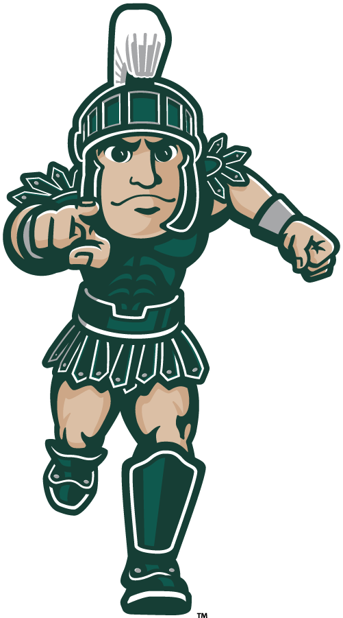 Michigan State Spartans 2016-Pres Mascot Logo diy DTF decal sticker